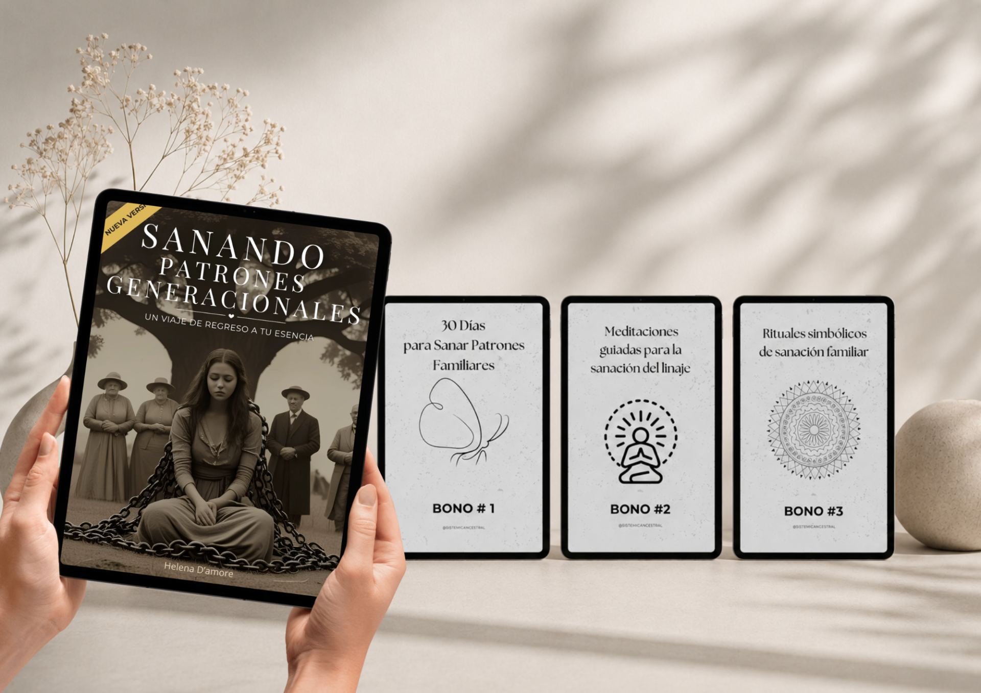 Pack Sanando Patrones Generacionales con ebook y tres bonos digitales